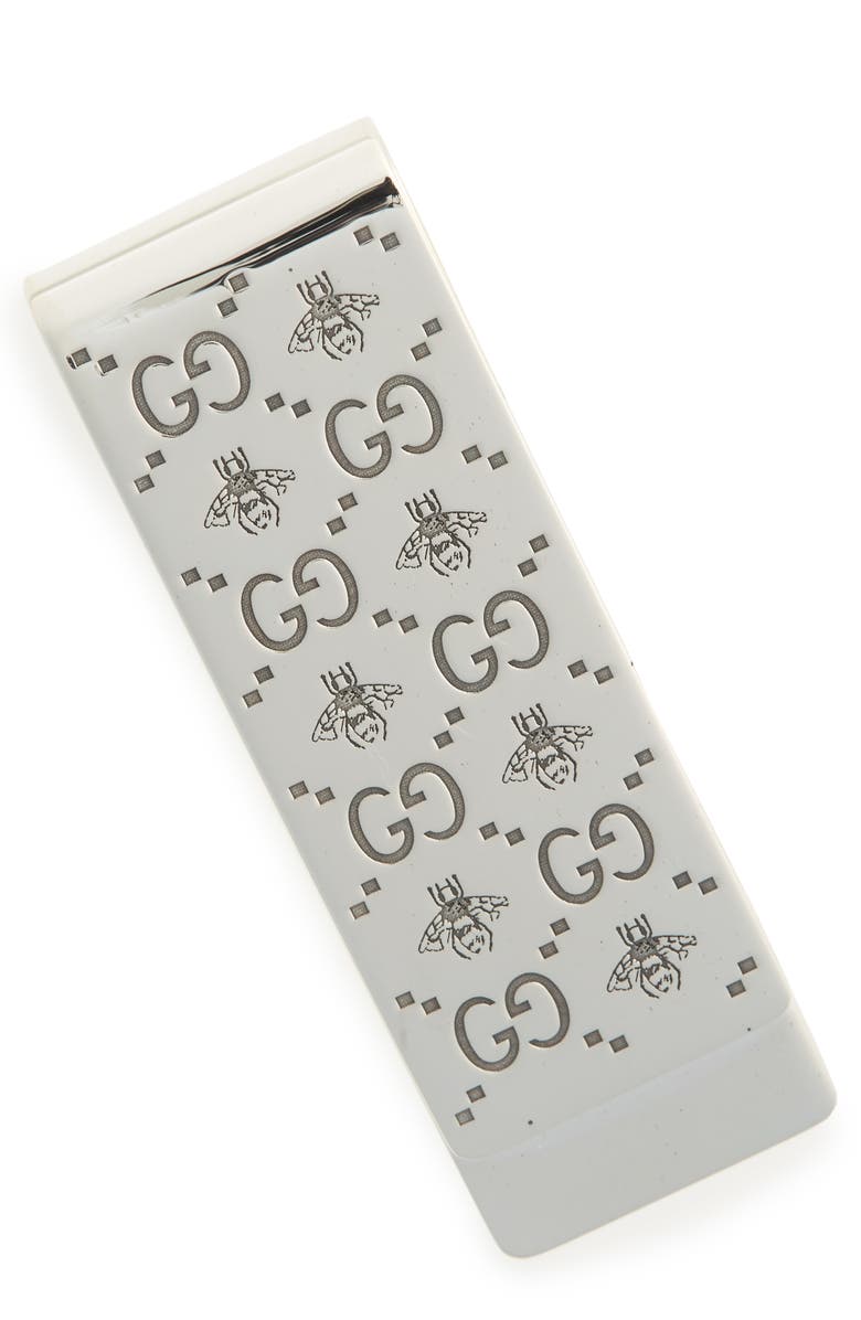 Gucci Bee Money Clip, Main, color, 