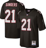Mitchell & Ness Men's Mitchell & Ness Deion Sanders Black Atlanta Falcons Big & Tall 1992 Retired Player Replica Jersey