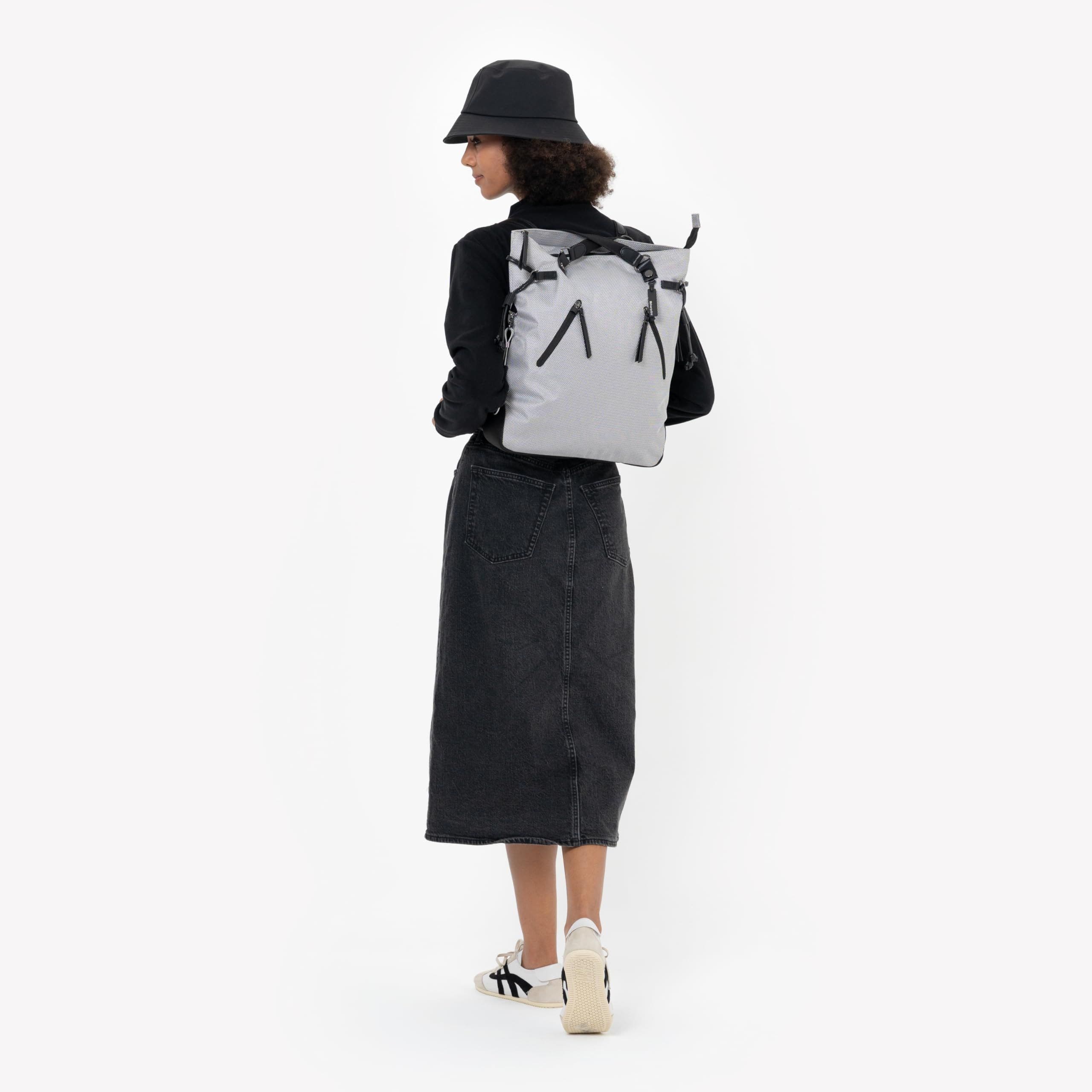 Sherpani Tempest Anti Theft 14L Convertible Backpack Tote, Alternate, color, Sterling