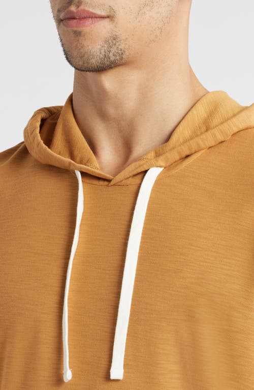 Free Fly Slub Performance Hoodie In Brown