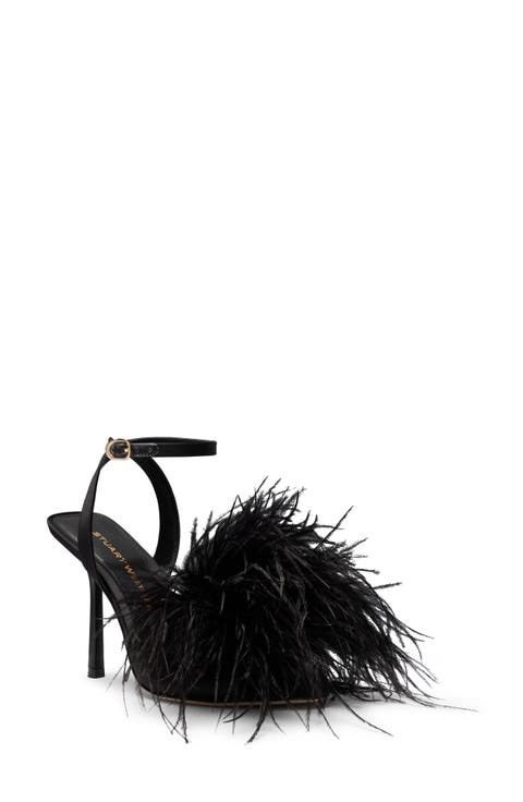 Boa Feather Sandal