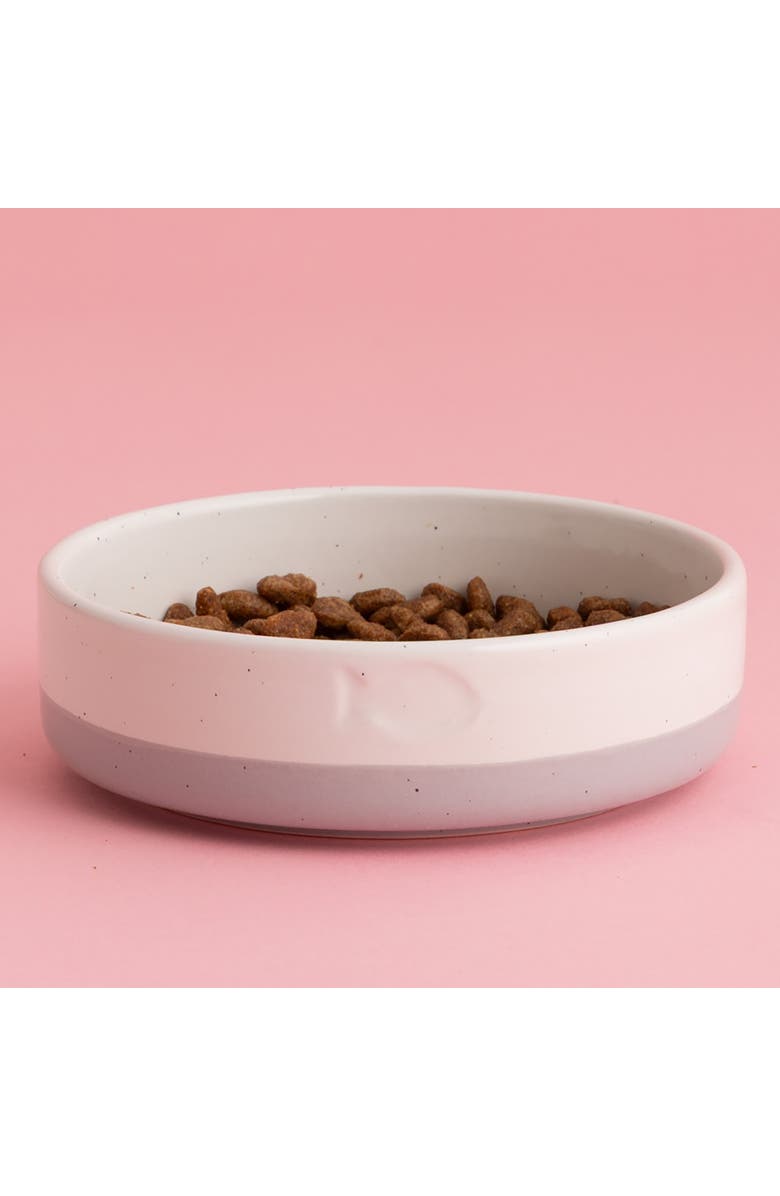 MASON CASH Speckle Dip Cat Bowl, Food & Water Dish, Alternate, color, Multicolored