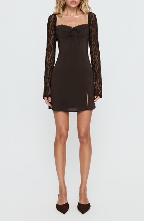 Ashwood Lace Sleeve Minidress