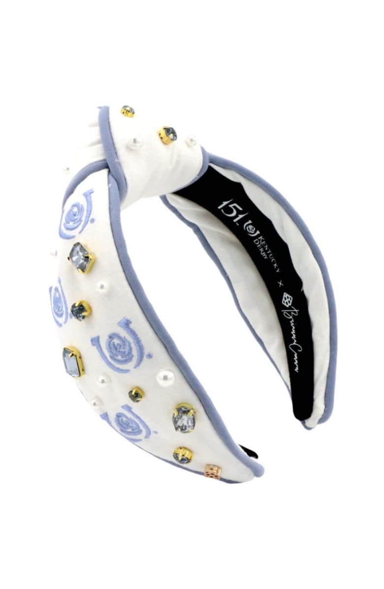 Brianna Cannon Women's Brianna Cannon 151st Kentucky Derby Logo Headband, Main, color, Light Blue