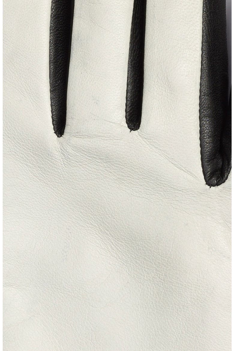 kate spade new york 'bow logo' gloves, Alternate, color, CREAM/ BLACK