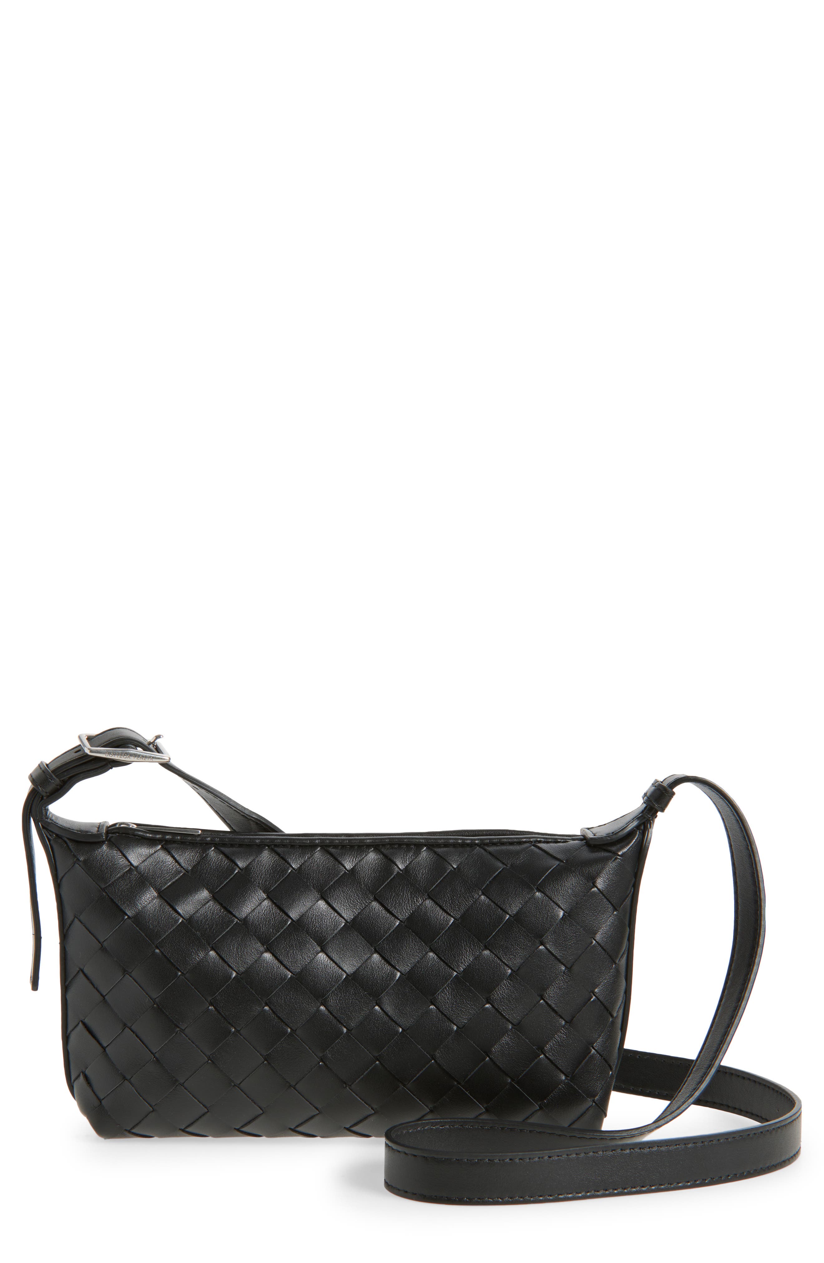 Bottega Veneta Traveler Avenue Intrecciato Leather Crossbody Bag, Main, color, 