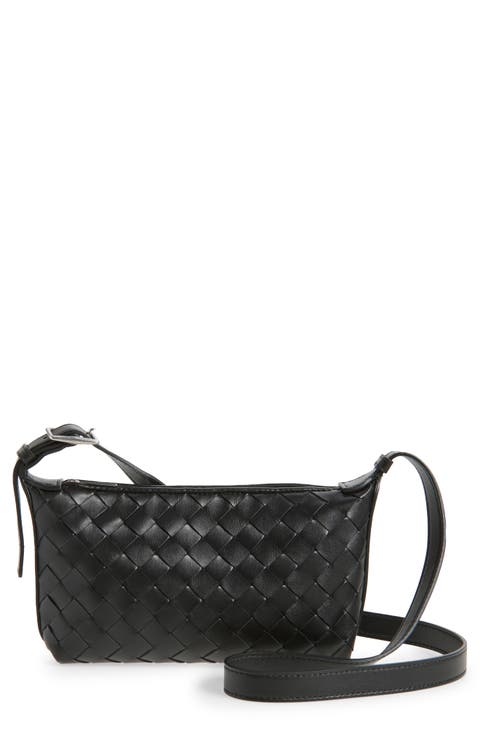 Traveler Avenue Intrecciato Leather Crossbody Bag
