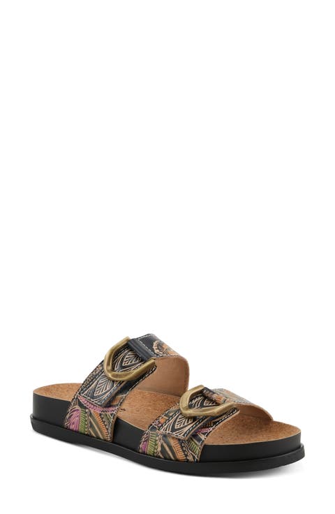 Glaze Platform Slide Sandal (Women)