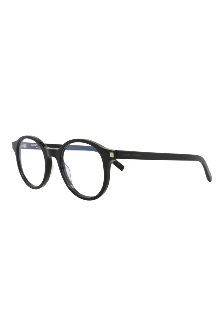 50mm Round Optical Frames, Alternate, color, BLACK BLACK TRANSPARENT