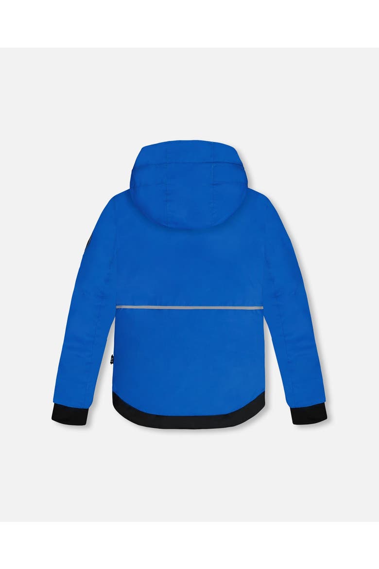 Boy's Two Piece Snowsuit Royal Blue And Black, Alternate, color, Anthracite