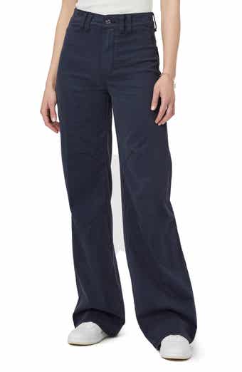 PAIGE Sasha Clean Front High Waist Wide Leg Jeans