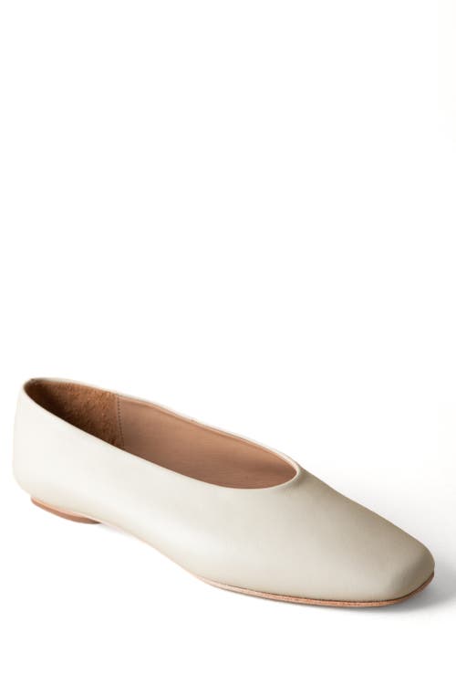 Huma Blanco Margaux Ballet Flat In Bone