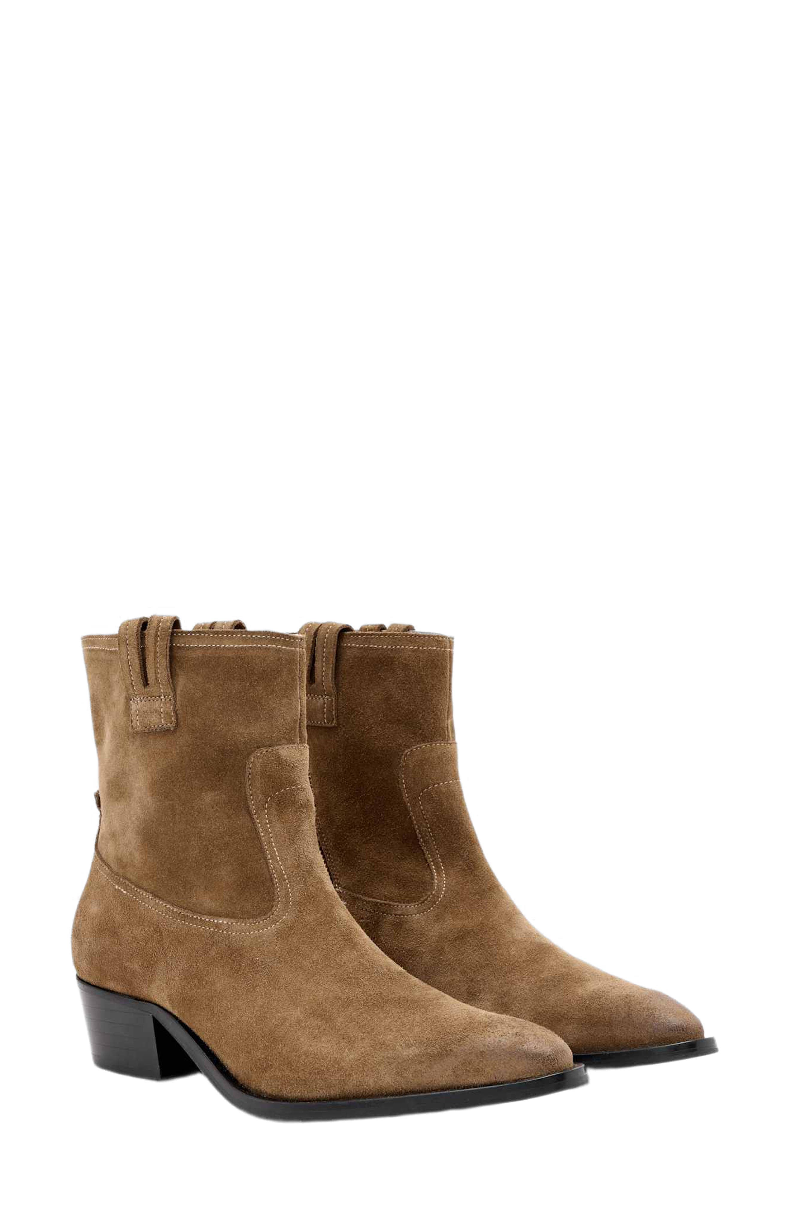 Jura Leather Bootie, Main, color, TOBACCO BROWN