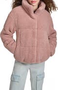 Levi's Quilted Faux Fur Short Teddy Jacket