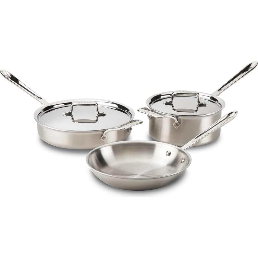 All-clad D5 5-piece Brushed Stainless Steel Cookware Set