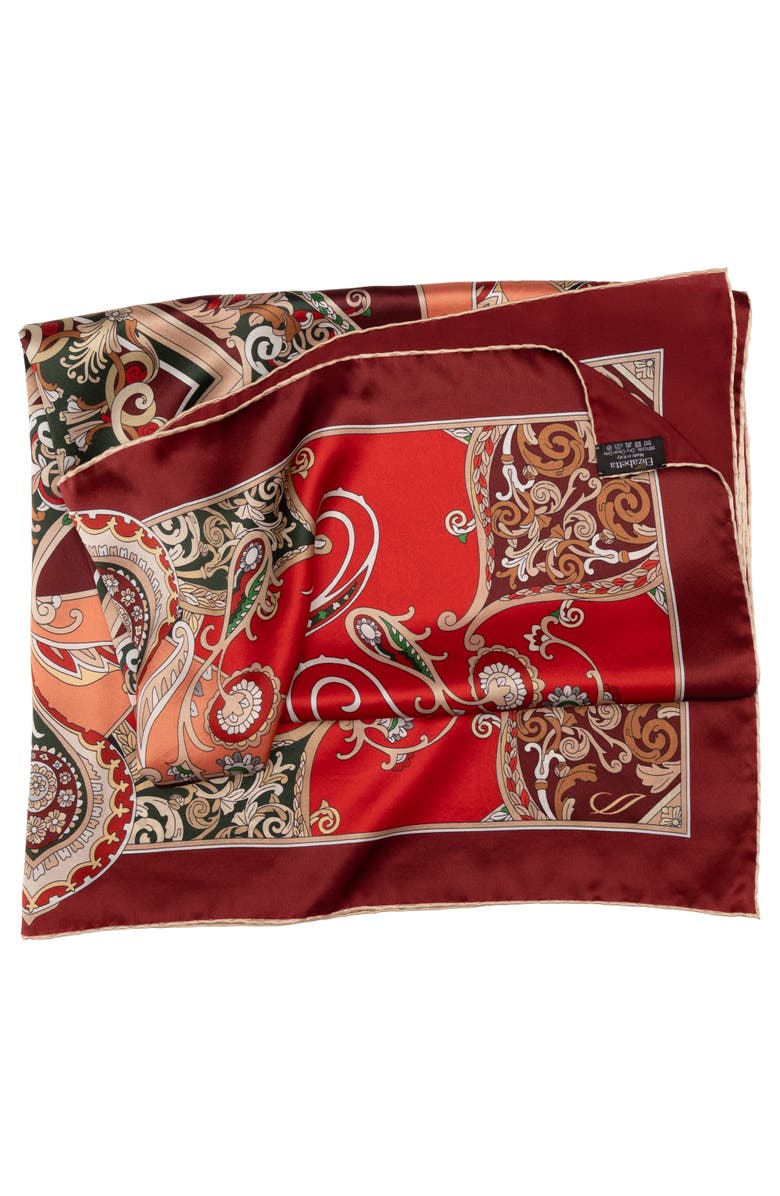 Elizabetta Romina - Silk Foulard for Women, Alternate, color, Red