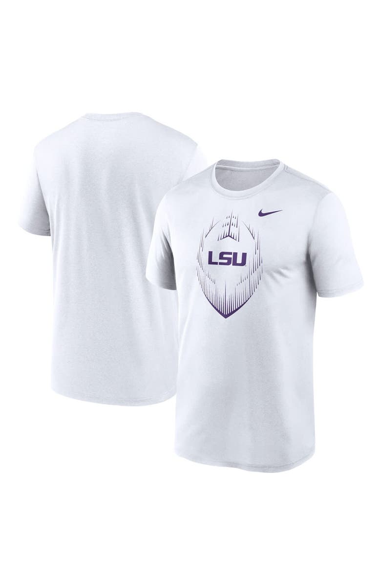Nike Men's Nike White LSU Tigers Primetime Legend Icon Performance T-Shirt, Main, color, White