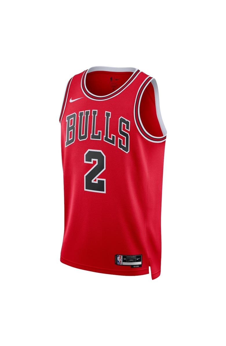 Nike Unisex Nike Lonzo Ball Red Chicago Bulls Swingman Jersey - Icon Edition, Alternate, color, Red