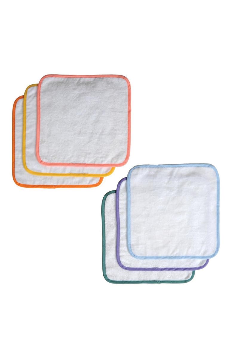 Kaplan Early Learning Company Soft Blend Washcloths - Set of 18, Alternate, color, White