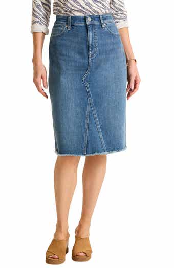 Tommy Bahama Fray Hem Denim Skirt