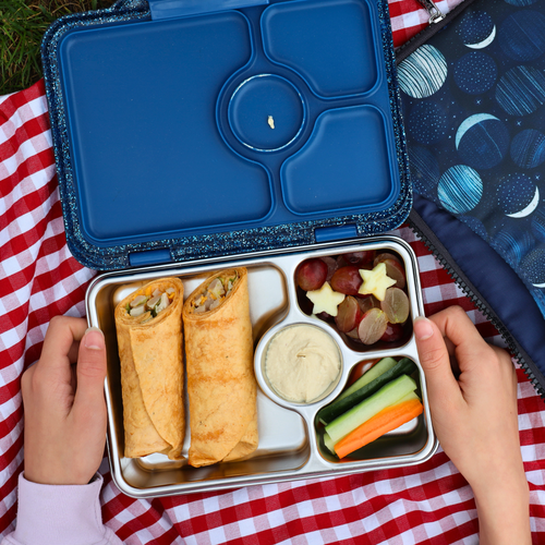 Yumbox Prêt Stainless Steel Leakproof Bento Lunch Box In Blue