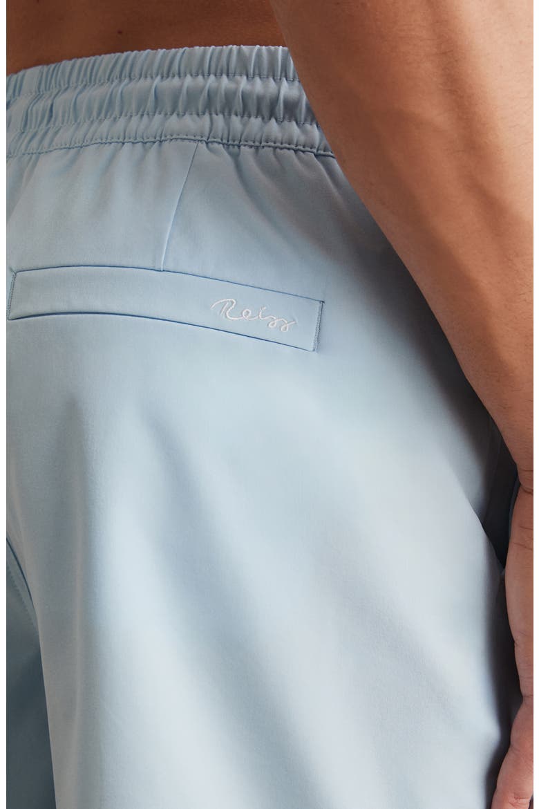 Cliff Water Resistant Swim Trunks, Alternate, color, SOFT BLUE