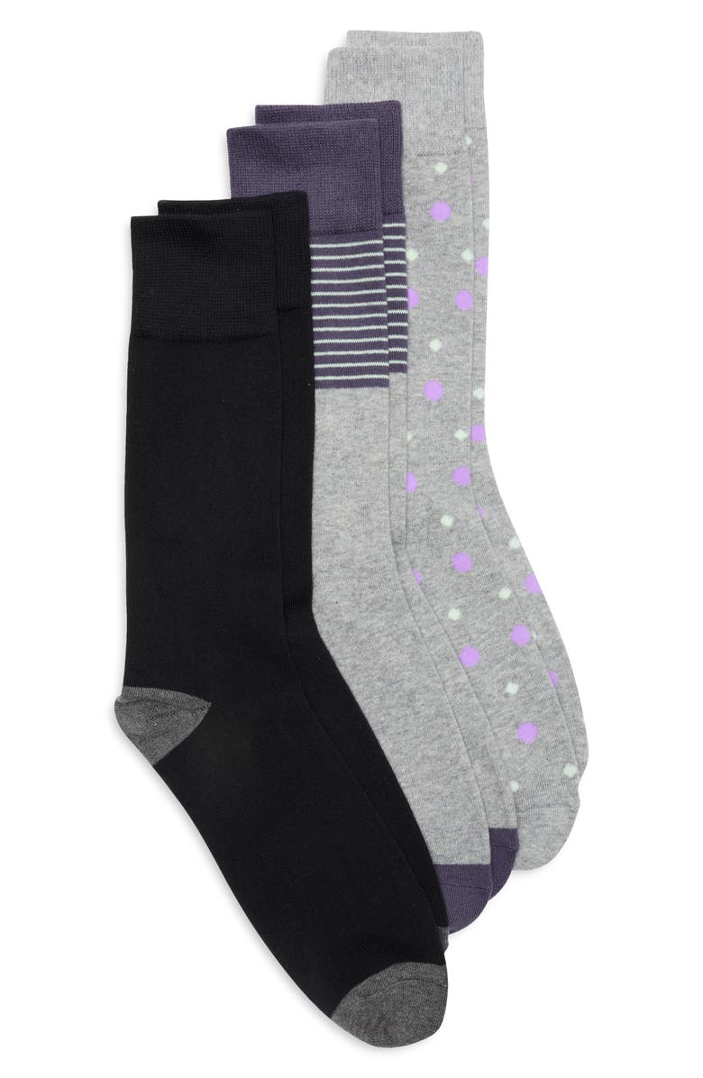 Ted Baker Assorted 3-Pack Crew Socks, Main, color, 