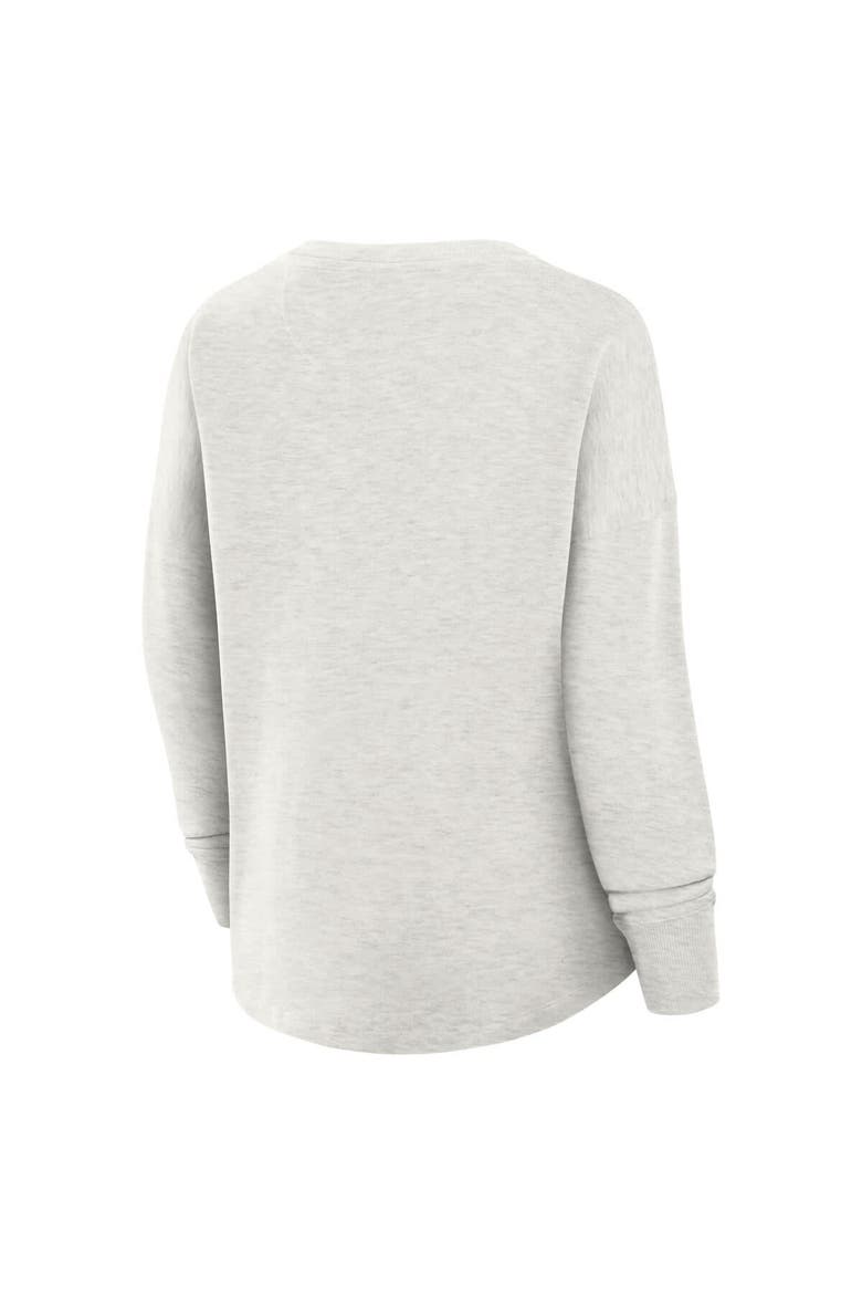 Women's Fanatics Heather Gray Dallas Cowboys Oversized Hometown Pullover Sweatshirt, Alternate, color, Heather Gray