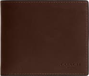 COACH 3-in-1 Leather Bifold Wallet