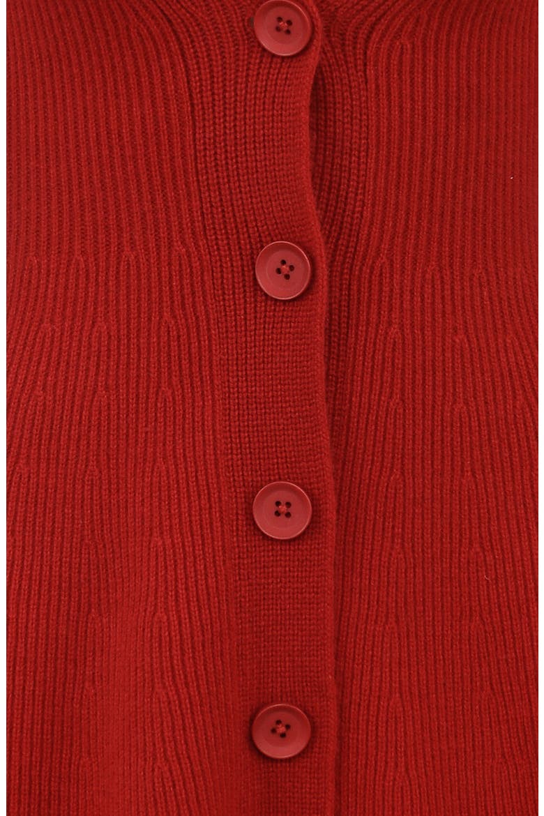 Aubrey Long Sleeve Wool Blend Sweater Minidress, Alternate, color, RED