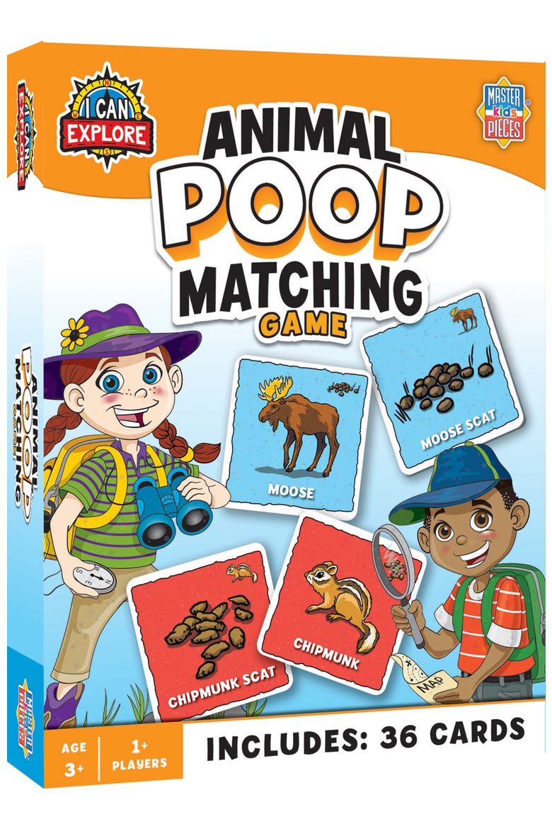Animal Poop Matching Game, Main, color, Multicolor