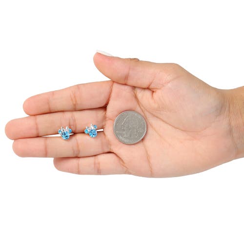 Disney Birthstone Stud Earrings In Blue