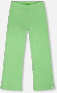 Deux par Deux Crinkle Jersey Flared Bottom Leggings