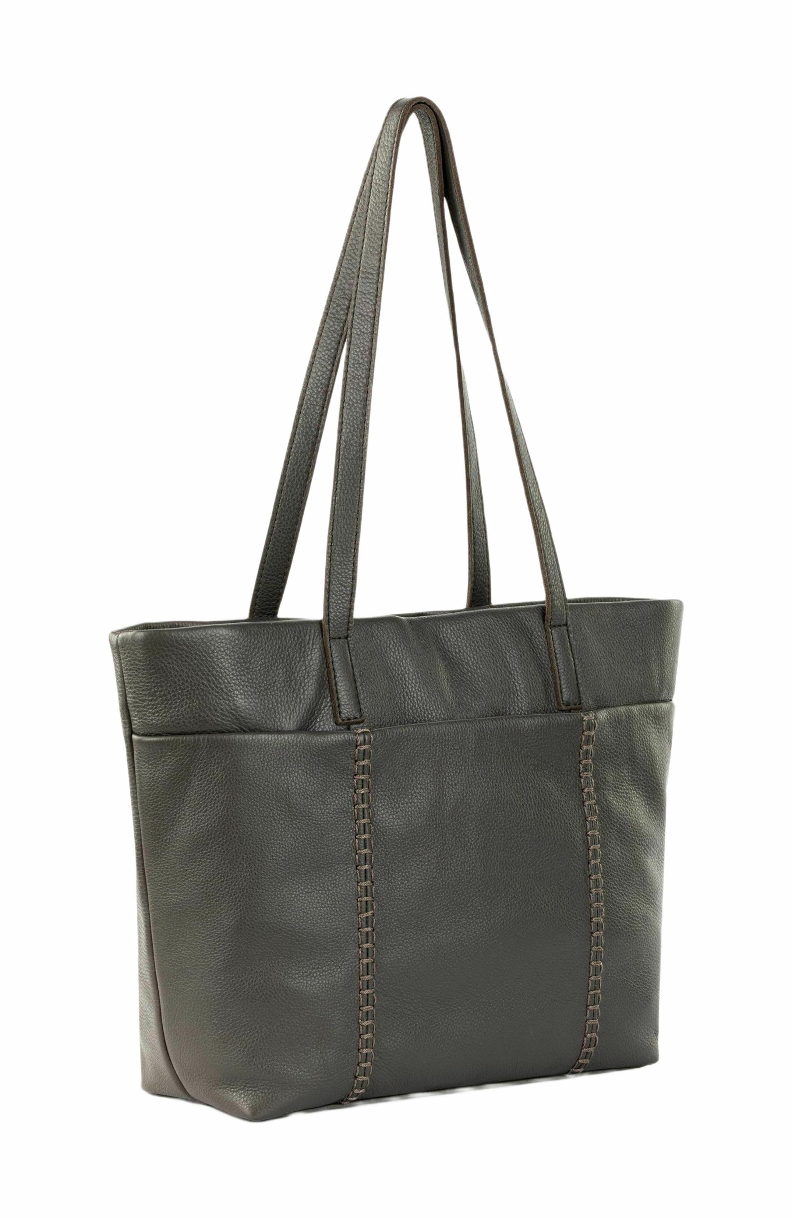 The Sak Metro Tote Bag - Leather, Alternate, color, Slate