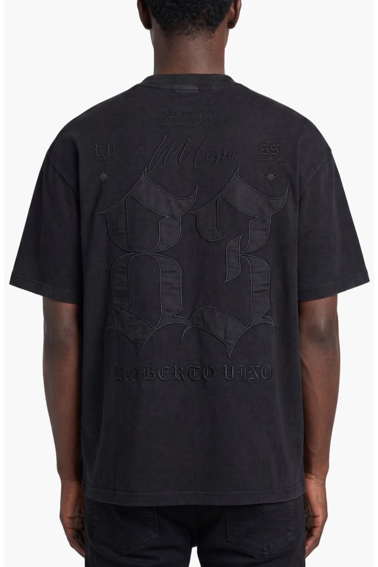 83 Oversize Washed Cotton Tee, Alternate, color, Black