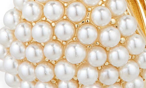 Chelsea28 3 Pairs Of Demi Fine Faux Pearl Earrings In Gold