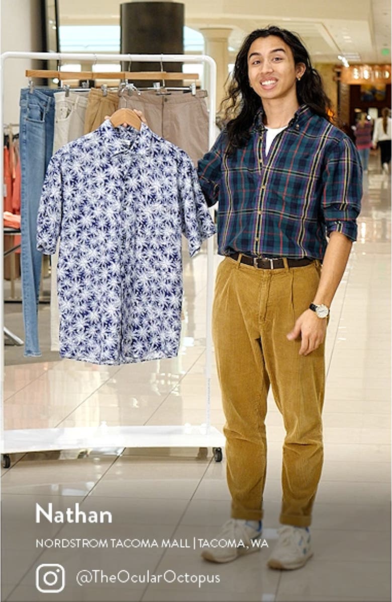 Key Cove Short Sleeve Linen Sport Shirt, sales video thumbnail