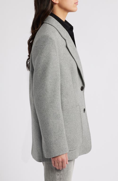 Shop Hugo Boss Boss Jovanna Wool Blend Jacket In Griffin Melange