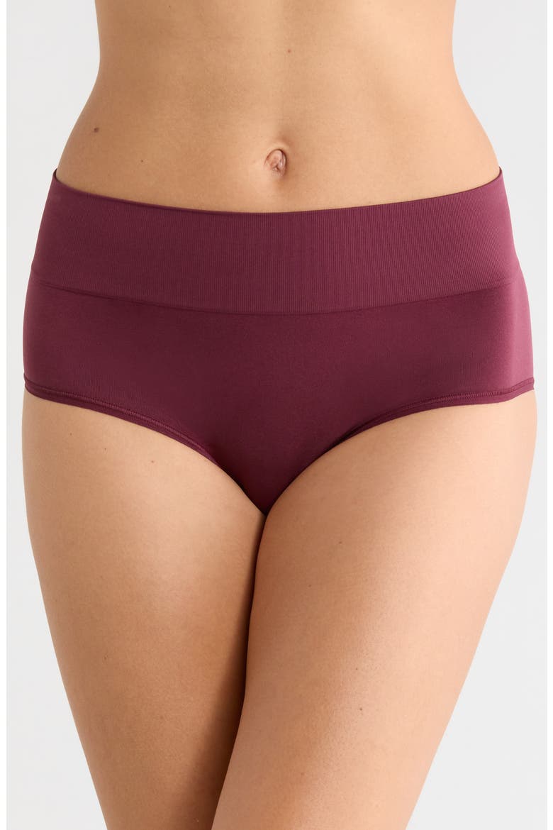 Seamless 3-Pack Briefs, Alternate, color, BLUE- BURGUNDY- PINK MULTI