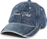 The Accessory Collective Kids' Tennis Club Washed Denim Baseball Cap