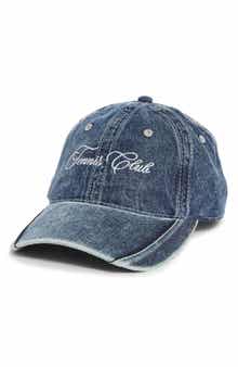 Kids' Tennis Club Washed Denim Baseball Cap