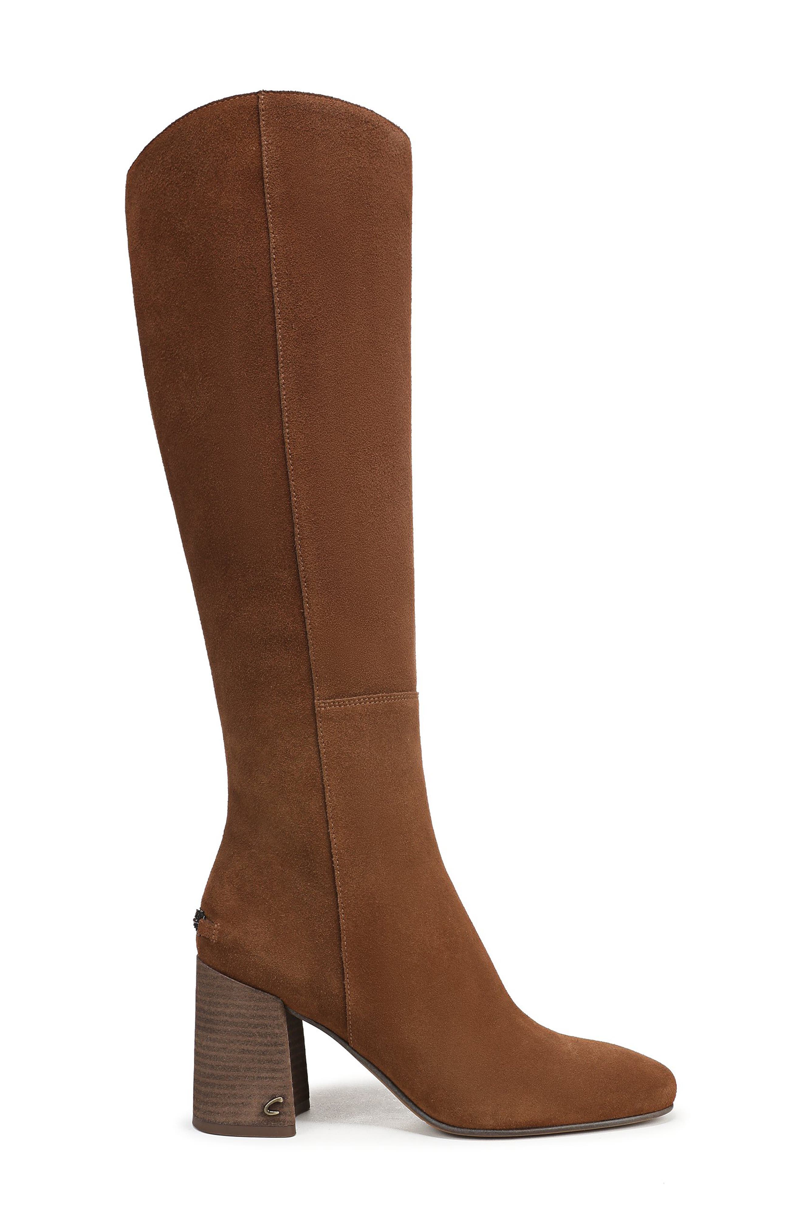 Billie Knee High Boot, Alternate, color, MAPLE GINGER