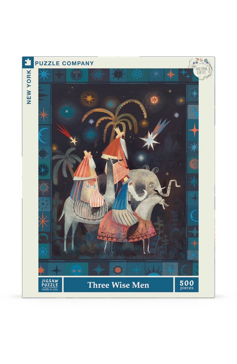 NEW YORK PUZZLE COMPANY Three Wise Men 500 Piece Puzzle, Main, color, NO COLOR