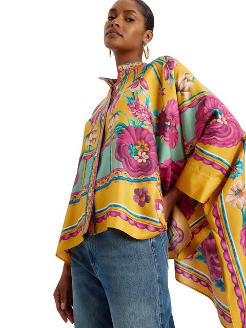 Foulard Shirt Zodiac Placée Marigold