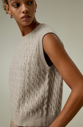 Sleeveless Cashmere Vest