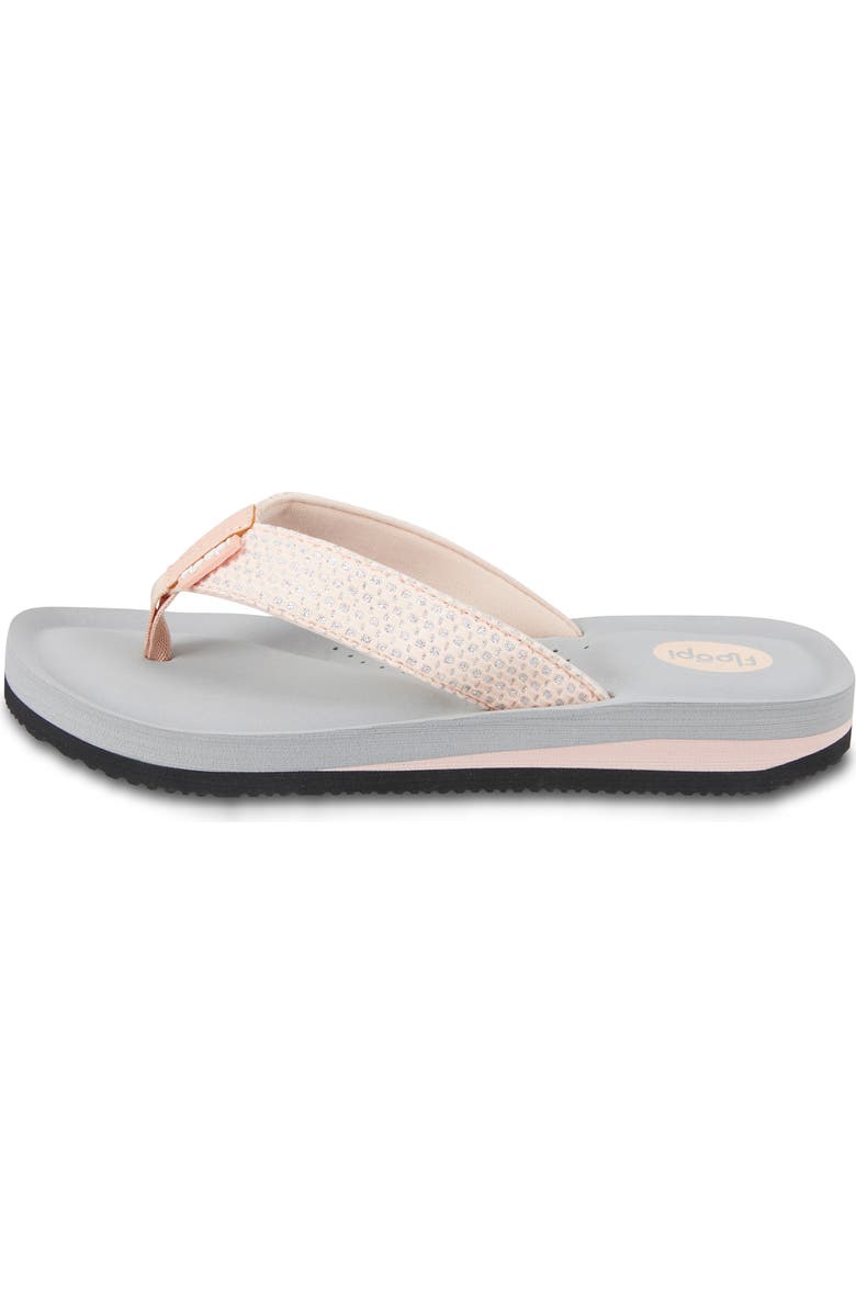 FLOOPI Sofia Sparkly Flip Flop, Alternate, color, Pale Beige