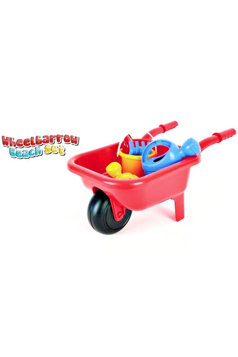 Wheelbarrow Beach Set, Ages 3+, Alternate, color, Multicolored