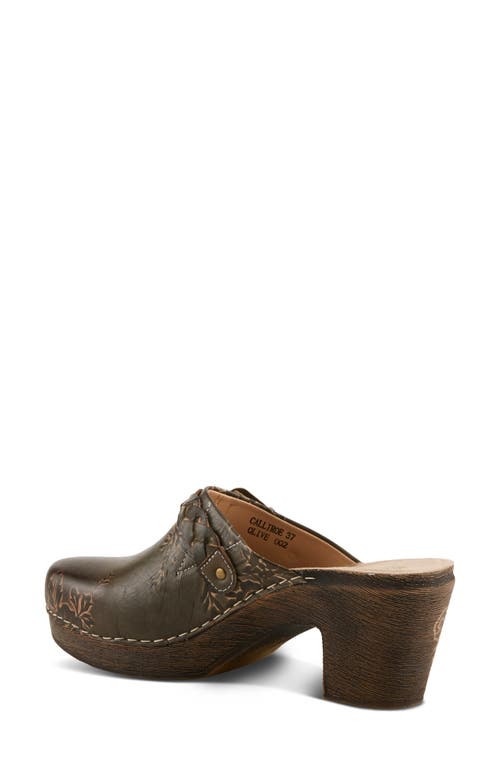 L'artiste By Spring Step Calliroe Platform Clog In Multi