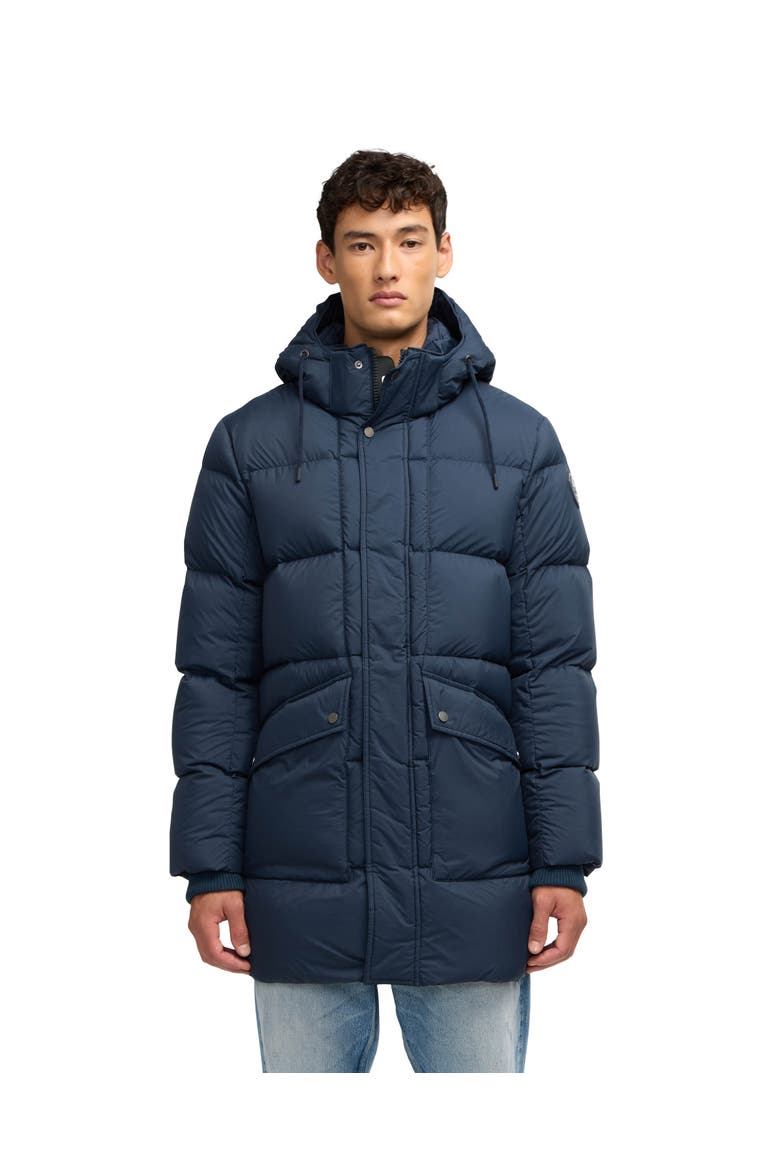 Men's Teneca Puffer Walker with Removable Hood, Main, color, Navy