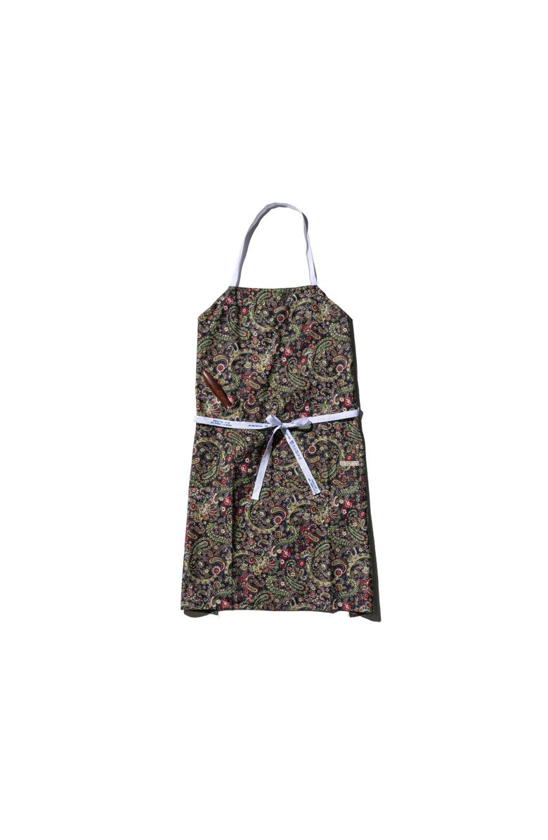 PUEBCO Handprinted Adult Apron, Main, color, Paisley